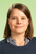 Frau im Porträt.