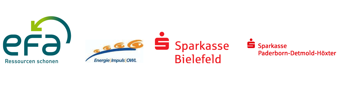Die Logos der Kooperationspartner des Projekts Energie Scouts OWL.