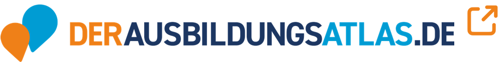 Logo Ausbildungsatlas mit Linksymbol