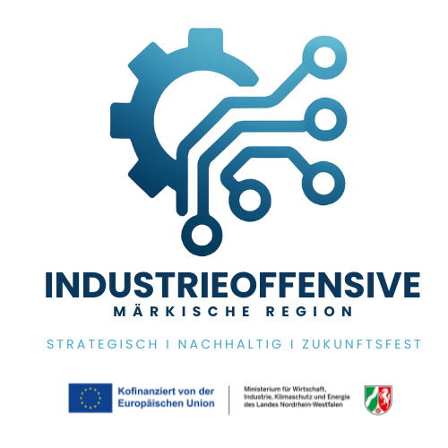 Logo mit Slogan mit EU-Block