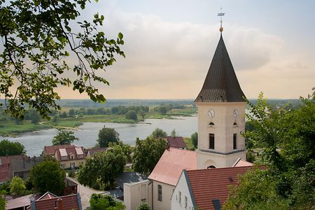 Die Stadt Lebus an der Oder