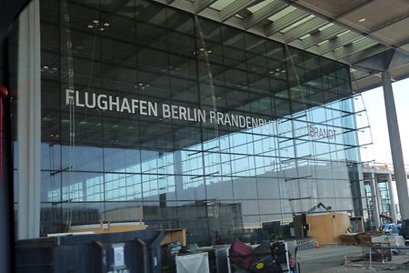 Baustelle am Flughafen BER