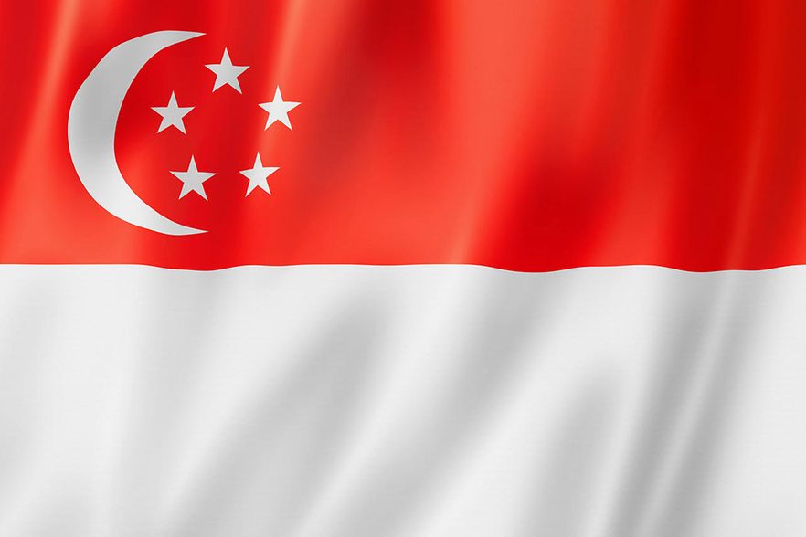 Flagge von Singapur