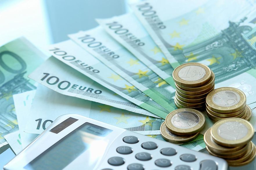 Geld und Taschenrechner