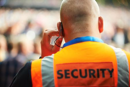 Security Guard from behind