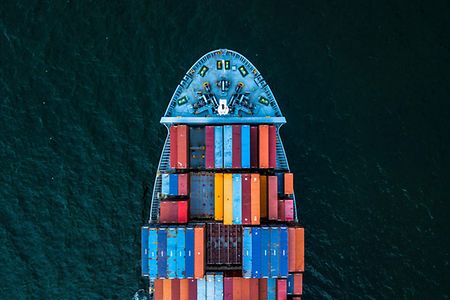 International Container Cargo ship