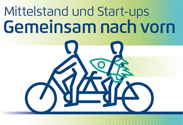 Logo der IHK-Start-up-Serie Gemeinsam nach vorn