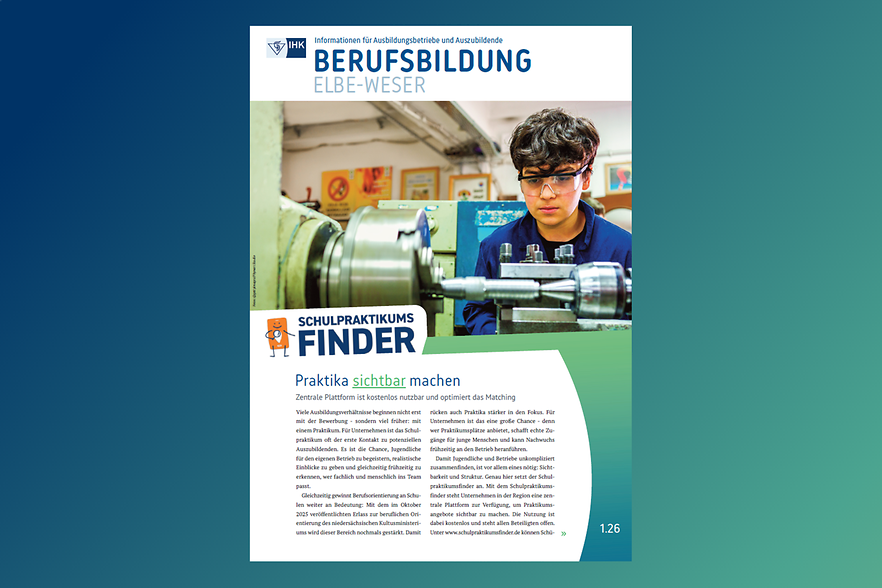 Titelseite der BERUFSBILDUNG