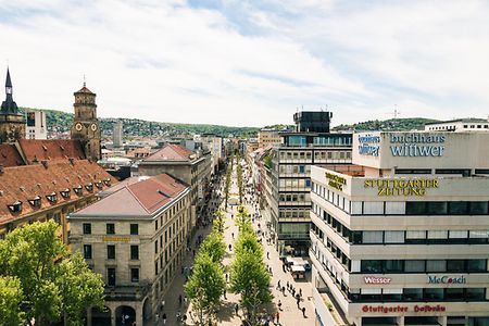K&ouml;nigstra&szlig;e in Stuttgarter Innenstadt