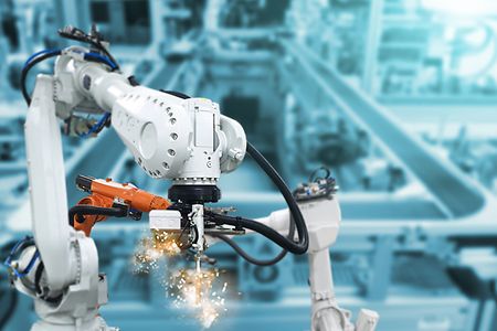 Roboterarm in der Industrie