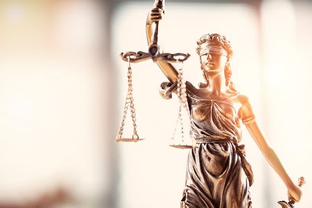Statue der Justizia