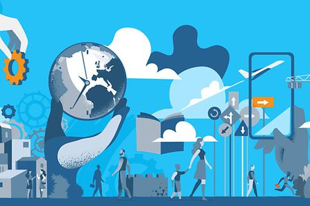 Icons f&uuml;r Zukunft und Technologien