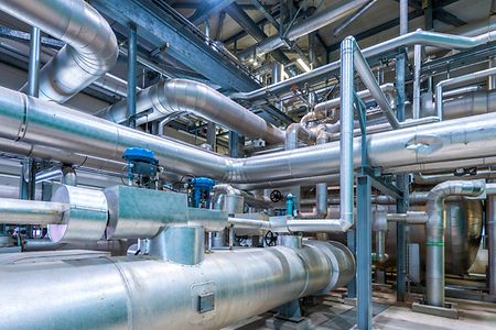 Detail of chemical plant