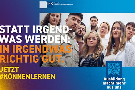 werbebild der DIHK-Ausbildungskampagne 2023