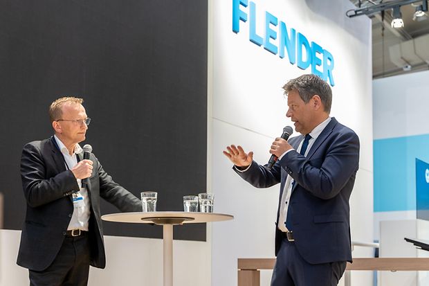 Andreas Evertz und Robert Habeck 