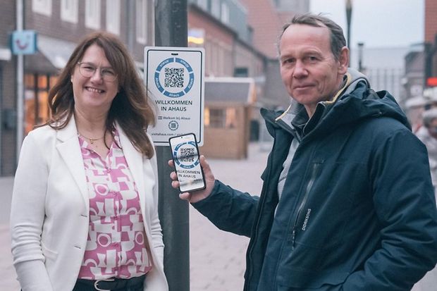 Karola Vo&szlig; und Dieter van Acken