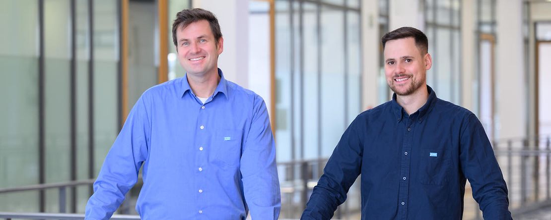 Tobias Kawohl und Marvin Nicolas Pohl von BASF Coatings