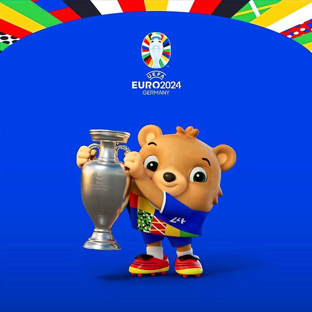 Dekoratives Bild: Maskottchen der Fußball-Europameisterschaft 2024