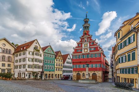 square in Esslingen am Neckar, Germany