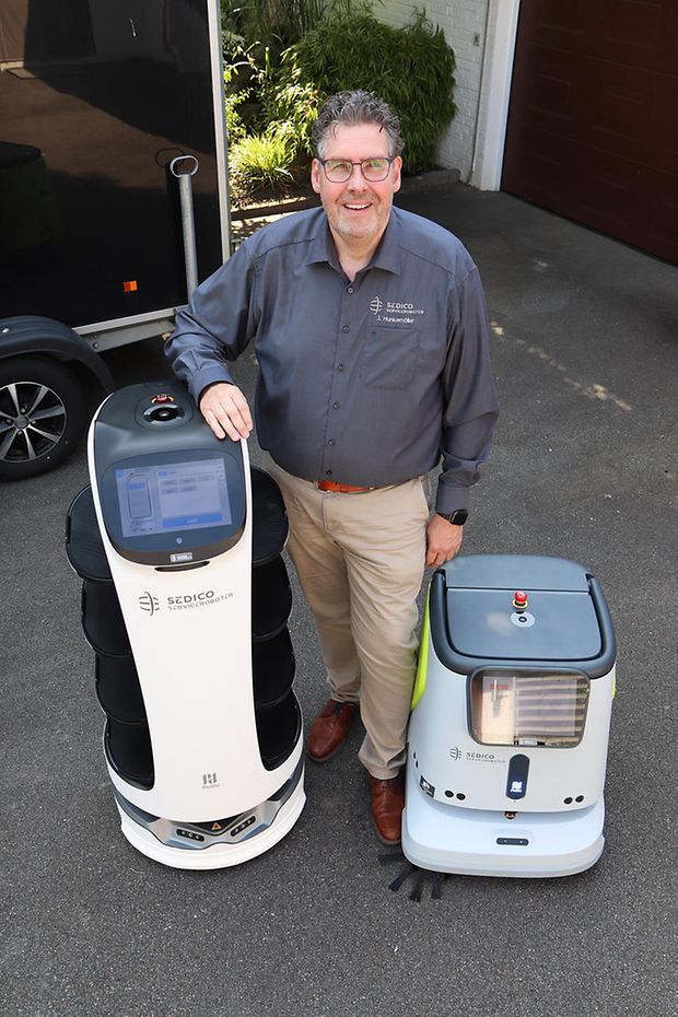 Jochen Hunkemöller mit Bella und CC1