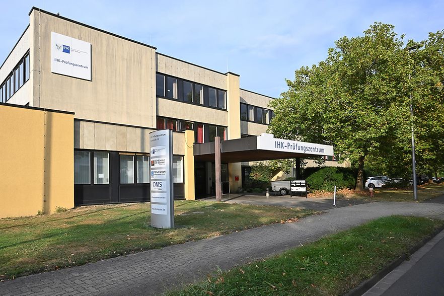 Geb&auml;ude des Pr&uuml;fungszentrums in Waldau