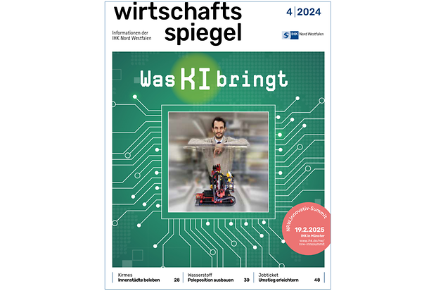 Cover Wirtschaftsspiegel, Thema: Was KI bringt