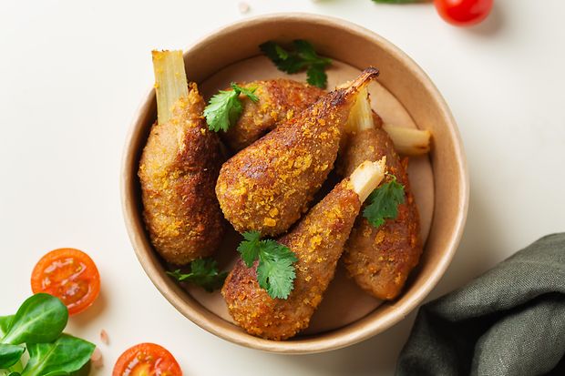 Veganische G&auml;nsekeulen