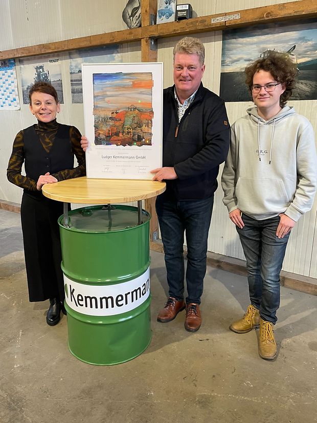 Inna Gabler, Ludger Kemmermann und Henrik Kemmermann
