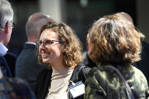 Teilnehmer beim IHK-Jahresschlussempfang am 11. Dezember 2024 in Mannheim im Rosengarten