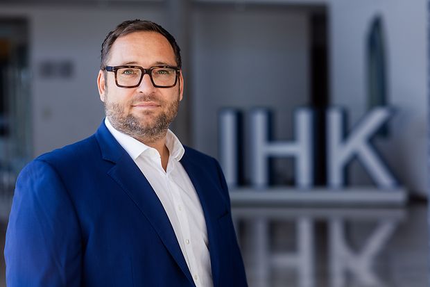 Portr&auml;t des Pr&auml;sidenten der IHK Darmstadt, Christian J&ouml;st