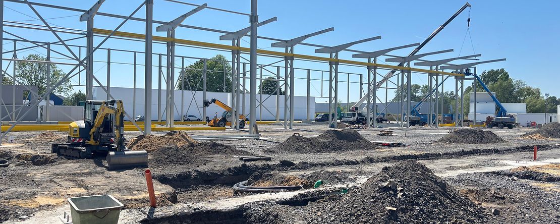 Baustelle in Telgte