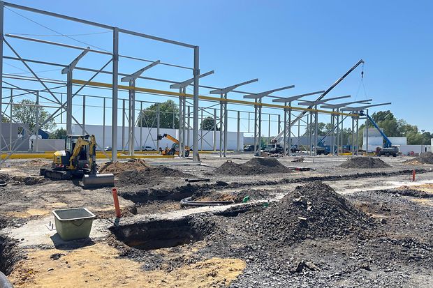 Baustelle in Telgte