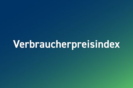 Grafik mit der Aufschrift &bdquo;Verbraucherpreisindex&ldquo;