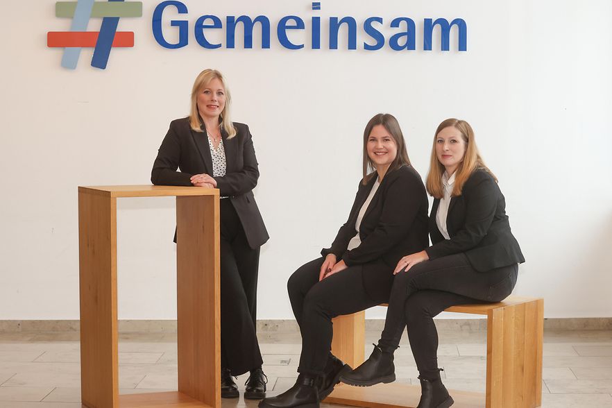Das Nexxt Now Team Julia Kossack, Carolin Rost und Miriam Postlep