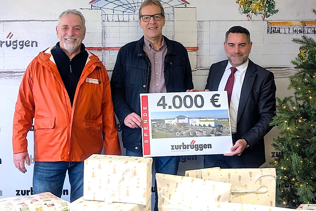 4000 Euro spendete das Zurbrüggen Wohn-Zentrum Oelde
