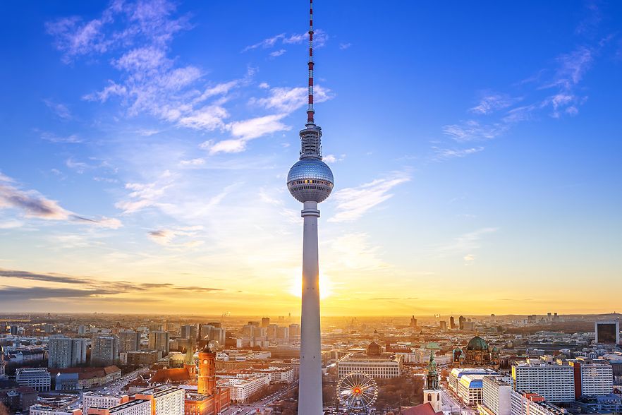 Foto von Berlin mit Fernsehturm
