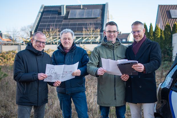 Oliver Kellner, Manfred Dietz, Thomas K&uuml;wen und Christian H&ouml;vels