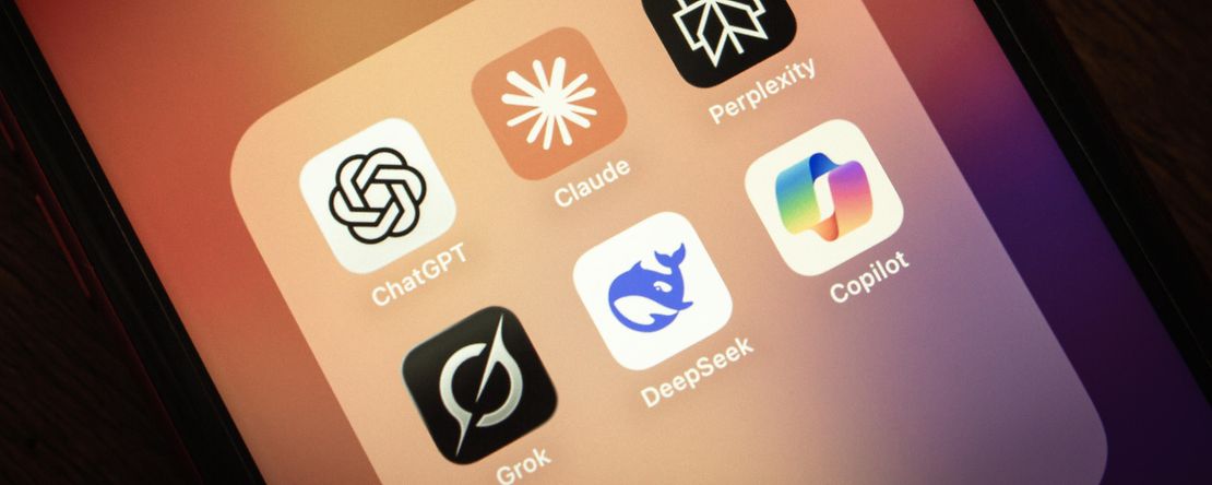 AI-Apps auf einem Handy