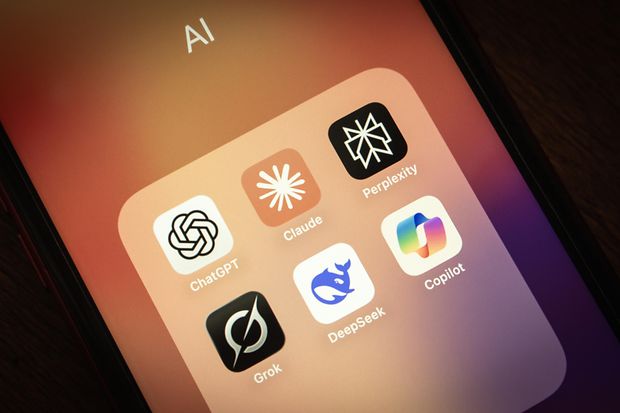 AI-Apps auf einem Handy